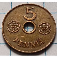 Финляндия 5 пенни, 1941    ( 2-1-9 )