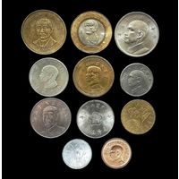 РЕДКИЕ 50 долларов 2002 г. И ДР. МОНЕТЫ ТАЙВАНЯ 11 шт.