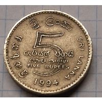 Шри-Ланка 5 рупий 1994г km148.2