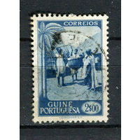 Португальские колонии - Гвинея - 1948 - Барабанщик 2Е - [Mi.267] - 1 марка. Гашеная.  (Лот 87ET)-T5P1