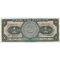Мексика 1 песо образца 1970 года UNC p59l серия Bin