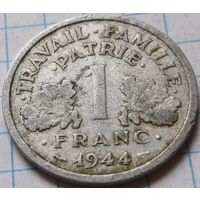 Франция 1 франк, 1944       С       ( 3-6-4 )