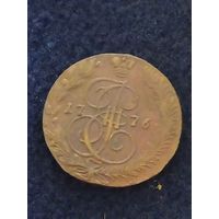 Монета 5 копеек 1776