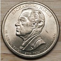 США 1 Доллар 2016. 37-й Президент - Ричард Никсон (P)