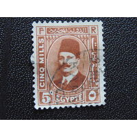 Египет 1927 г. Король Фуад I.
