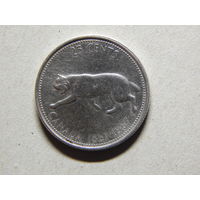 Канада 25 центов 1967г.