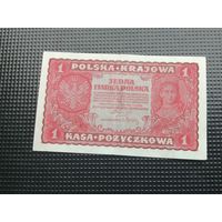 Польша 1 марка 1919