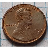 США 1 цент, 1993      D     ( 2-6-7 )