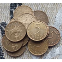 Болгария 5 стотинки 2000 года, UNC. Миллениум.