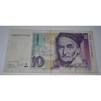 Германия 10 марок 1993