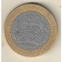 Центральная Африка 100 франк 2006