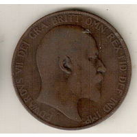 Великобритания 1 пенни 1907 2