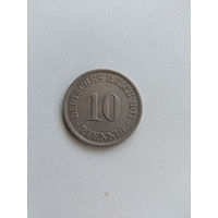 10 Пфеннигов 1911 J (Германия)