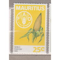 Кукуруза Флора Маврикий 1986 год  лот 16  ЧИСТАЯ