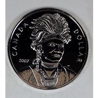 Канада 1 доллар 2007 Тайенданегеа