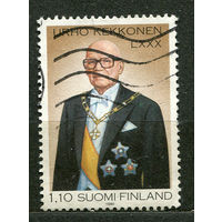 Президент Урхо Кекконен. Финляндия. 1980. Полная серия 1 марка