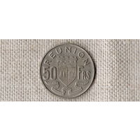 Реюньон 50 франков 1962  //(Ст)
