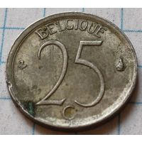 Бельгия 25 сантимов, 1966     BELGIQUE     ( 2-3-2 )