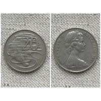Австралия 20 центов 1981/ Утконос /FA