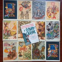 Открытки. (Набор). Путешествие в Страну Сказок. Антокольская 1966 г. Полный.