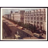 1954 год Минск Проспект Сталина