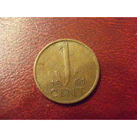 1 цент 1961 год Нидерланды