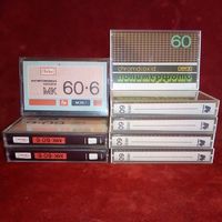 Новые чистые аудио кассеты СССР 60 мин Свема Полимерфото Хромдиоксид в коллекцию