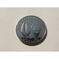 Экваториальная Гвинея. 1500 франков 2005 год  KM#104 "Местные деньги - Ракушки"