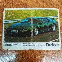Turbo #154 (Турбо) Вкладыш жевачки Турба. Жвачки