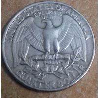 США 25 центов 1985Р