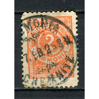 Германия - Хемниц - Местные марки - 1892 - Цифры 2Pf - [Mi.40c] - 1 марка. Гашеная.  (Лот 71CZ)