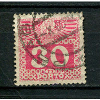 Австро-Венгрия - 1908/1913 - Цифры 30H. Portomarken - [Mi.42p] - 1 марка. Гашеная.  (Лот 38CA)