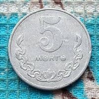 Монголия 5 менге 1980 года