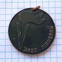 Медаль Слёт пионеров. 50 лет Октября. СССР