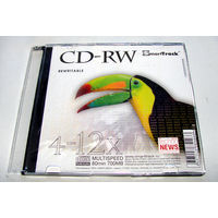 Диск CD-RW 80 Philips 700Mb 1-4x, для перезаписи, рабочий
