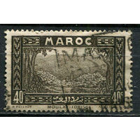 Французский протекторат  - Марокко - 1933 - Природа 40С - [Mi.102] - 1 марка. Гашеная.  (Лот 85EX)-T25P5