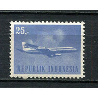 Индонезия - 1964 - Транспорт и коммуникации. Авиация 25R - [Mi.448] - 1 марка. MNH.  (Лот 42Fg)-T25P11