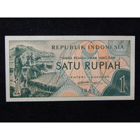 Индонезия 1 рупия 1961г UNC