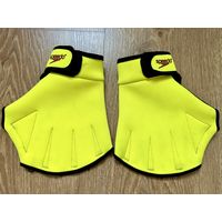 Перчатки для аквааэробики Speedo Aqua Glove S нейлон желтые