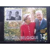 Бельгия 1999 Рубиновая свадьба короля Альберта 2 и королевы Паолы