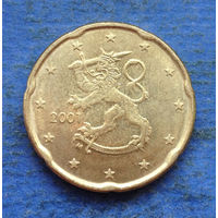Финляндия 20 евроцентов 2001