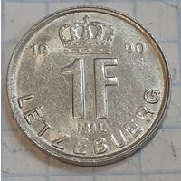Люксембург 1 франк, 1990 (15-8-1)