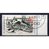 100 лет со дня рождения скульптора и графика Герхарда Маркса ФРГ 1989 год серия из 1 марки