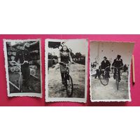Фото "Велосипеды", Зап. Бел. (9*6 см), 1930-1940-е гг.