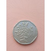 Мальта 50 центов  1998г(1)