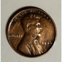 США. 1 цент 1936 г.