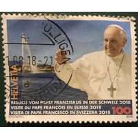 ЦІКАВІЦЬ АБМЕН! 2013, візіт Папы Францішка ў Швайцарыю, 100 рапэн