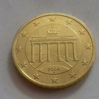50 евроцентов, Германия 2004 F, AU