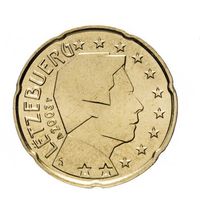 Люксембург 20 евроцентов, 2003  UNC из ролла