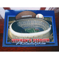 С005-3088 Открытка Veterans Stadium Philadelphia США Конец 1990-х – начало 2000-х Подписана